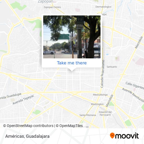 Mapa de Américas