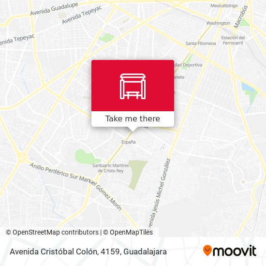Avenida Cristóbal Colón, 4159 map