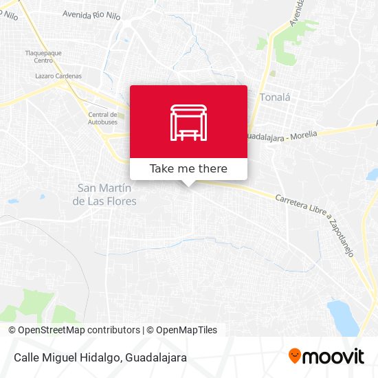 Mapa de Calle Miguel Hidalgo