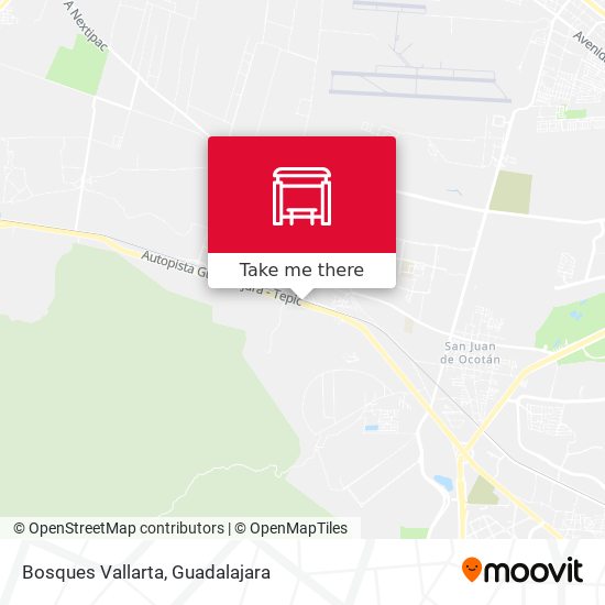 Bosques Vallarta map