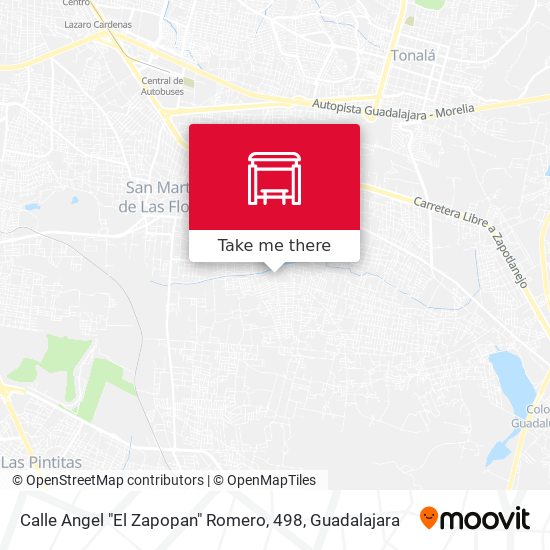 Calle Angel "El Zapopan" Romero, 498 map