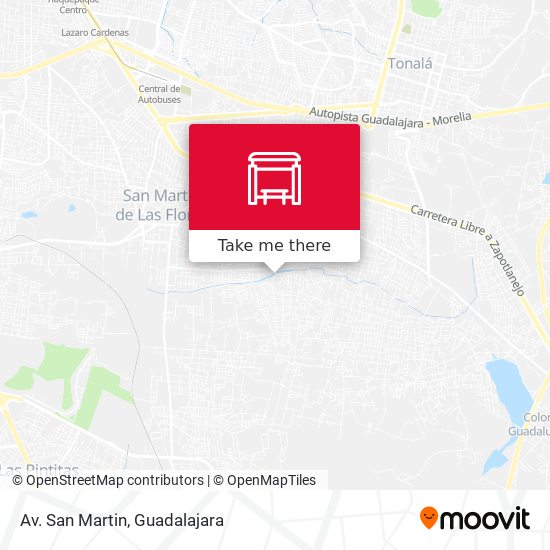 Mapa de Av. San Martin