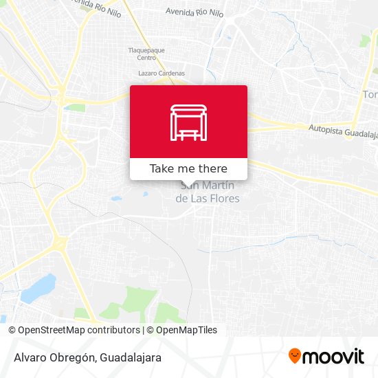 Alvaro Obregón map