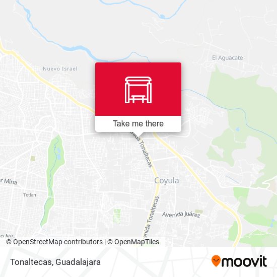Mapa de Tonaltecas