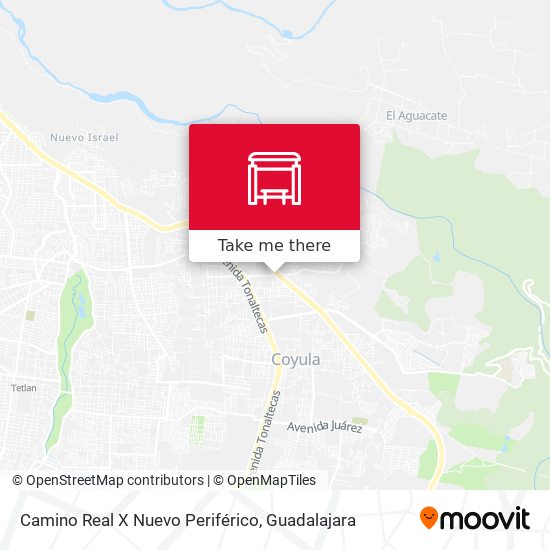 Camino Real X Nuevo Periférico map