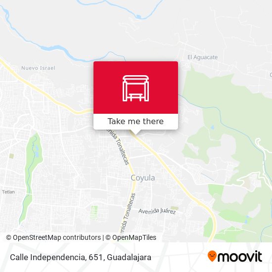 Calle Independencia, 651 map