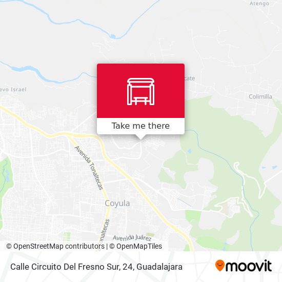 Mapa de Calle Circuito Del Fresno Sur, 24