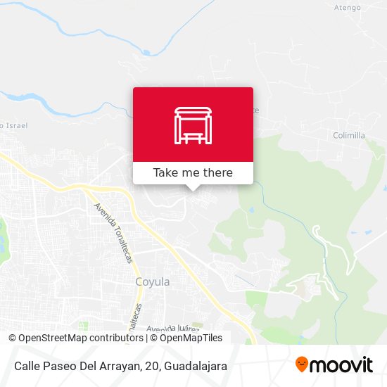 Calle Paseo Del Arrayan, 20 map