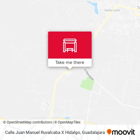 Calle Juan Manuel Ruvalcaba X Hidalgo map