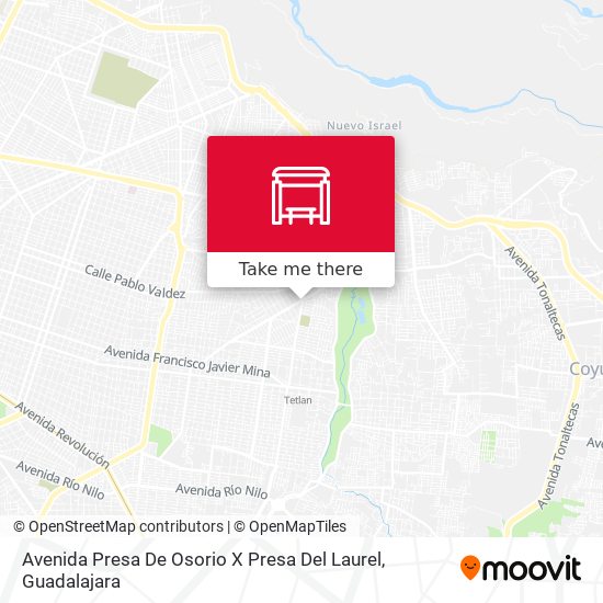 Avenida Presa De Osorio X Presa Del Laurel map