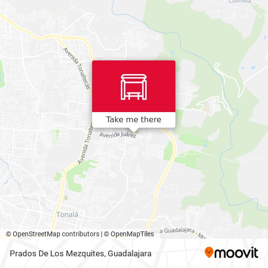 Mapa de Prados De Los Mezquites