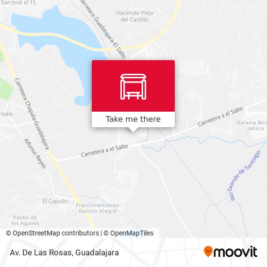 Av. De Las Rosas map