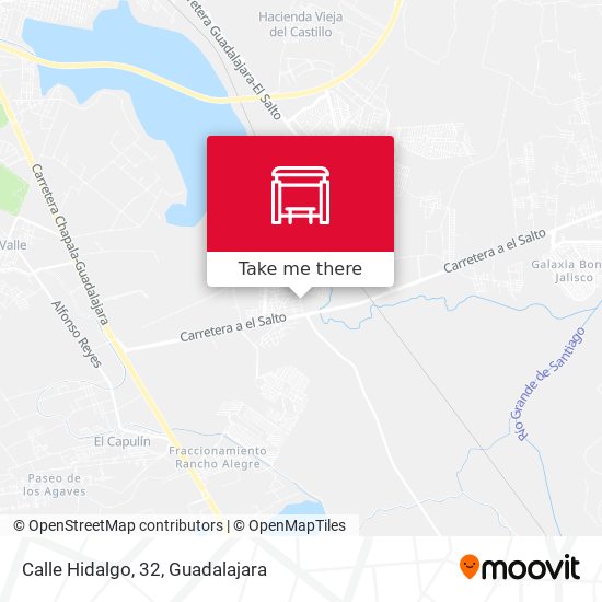 Mapa de Calle Hidalgo, 32
