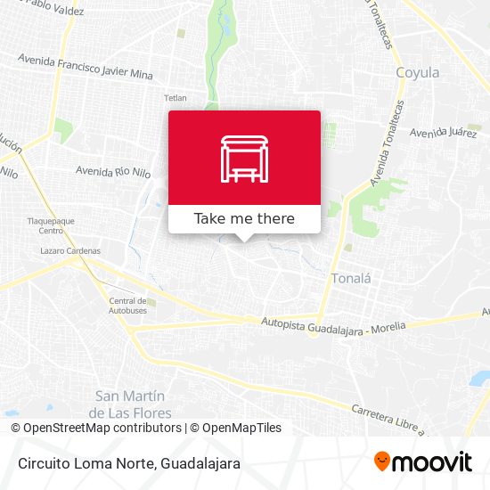 Mapa de Circuito Loma Norte