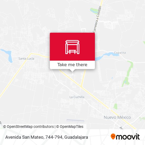 Avenida San Mateo, 744-794 map