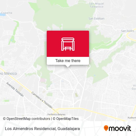 Mapa de Los Almendros Residencial
