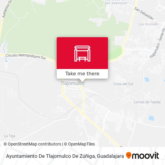 Ayuntamiento De Tlajomulco De Zúñiga map