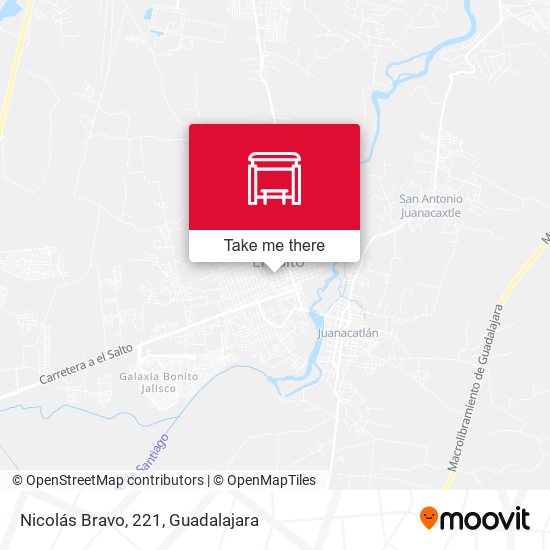 Nicolás Bravo, 221 map