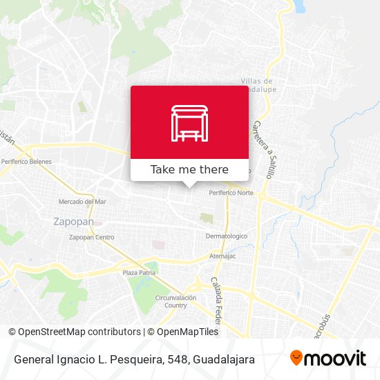 General Ignacio L. Pesqueira, 548 map