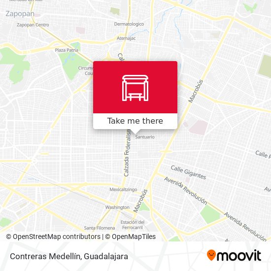 Contreras Medellín map