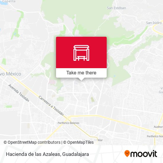 Mapa de Hacienda de las Azaleas