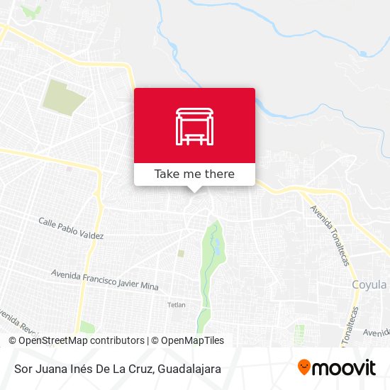 Mapa de Sor Juana Inés De La Cruz