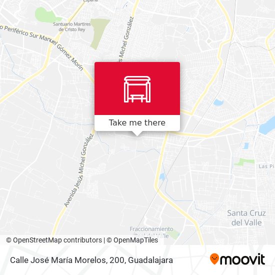 Mapa de Calle José María Morelos, 200
