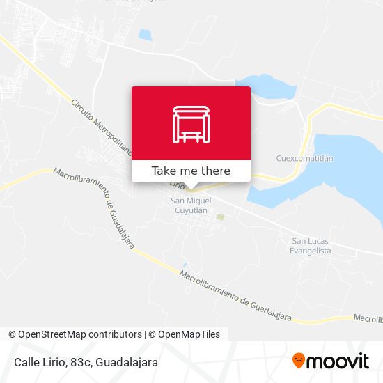 Mapa de Calle Lirio, 83c