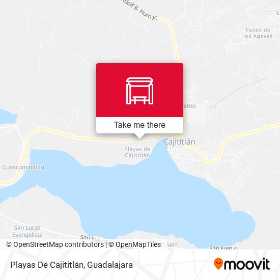 Playas De Cajititlán map