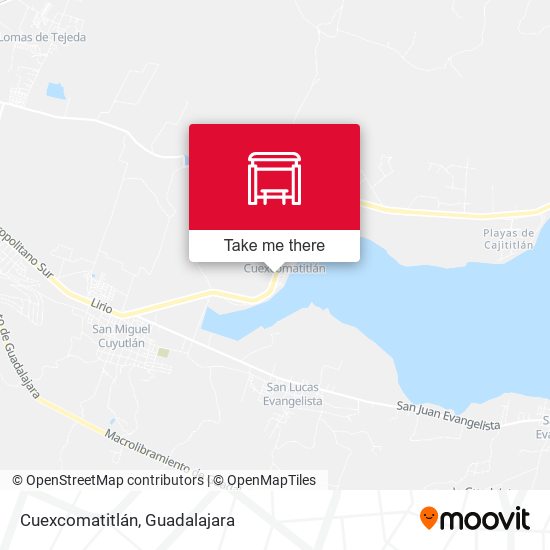 Mapa de Cuexcomatitlán