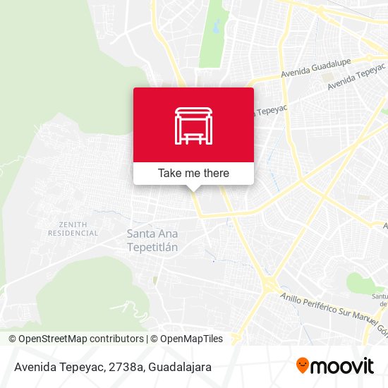 Avenida Tepeyac, 2738a map