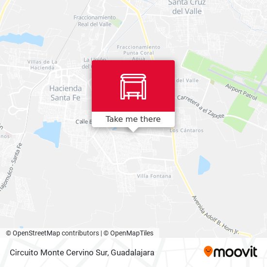 Circuito Monte Cervino Sur map