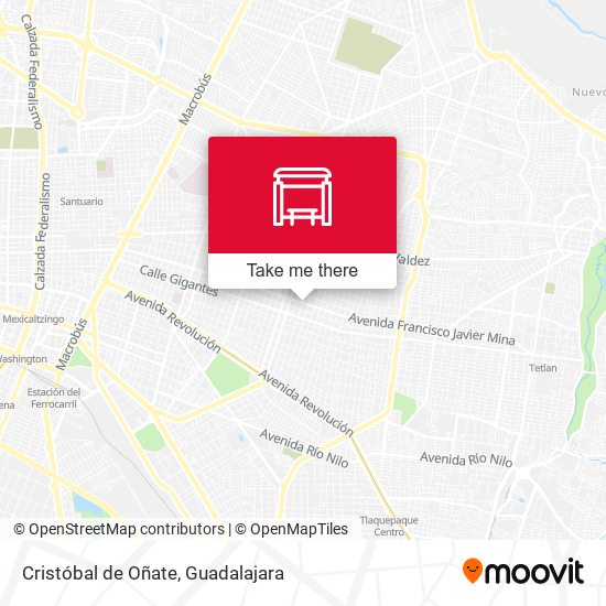 Cristóbal de Oñate map