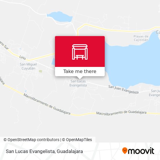 San Lucas Evangelista map