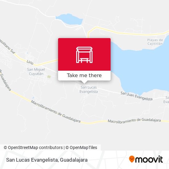 San Lucas Evangelista map