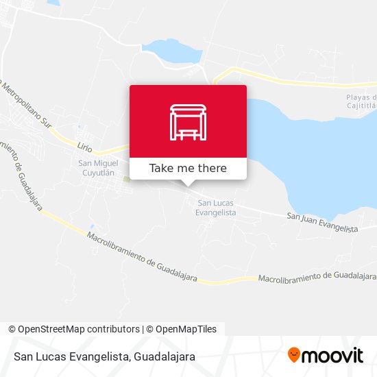 Mapa de San Lucas Evangelista