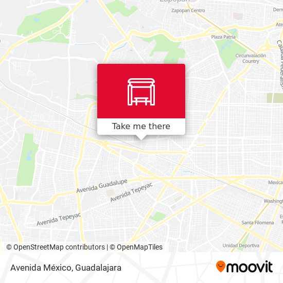 Avenida México map