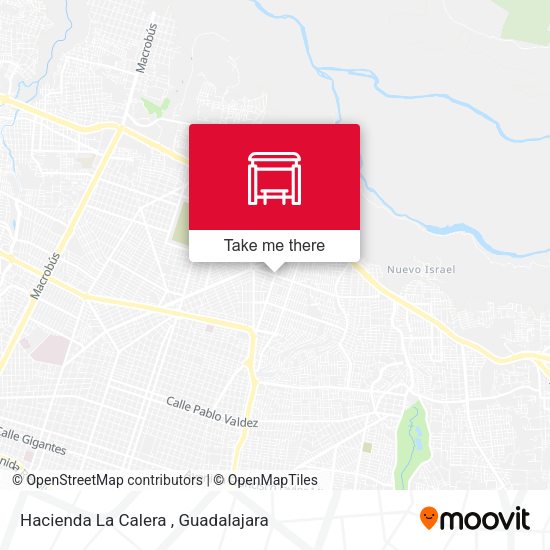 Hacienda La Calera map