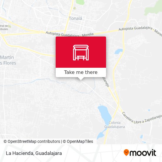 Mapa de La Hacienda
