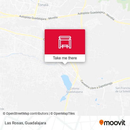 Mapa de Las Rosas