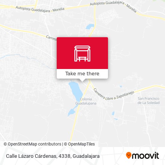 Mapa de Calle Lázaro Cárdenas, 4338