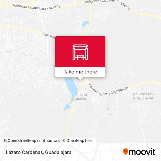 Lázaro Cárdenas map