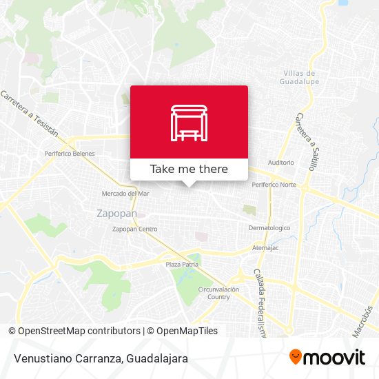 Mapa de Venustiano Carranza