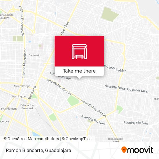 Ramón Blancarte map