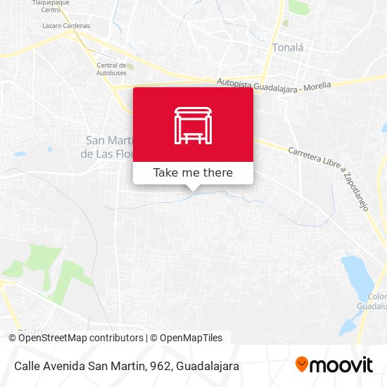 Calle Avenida San Martin, 962 map