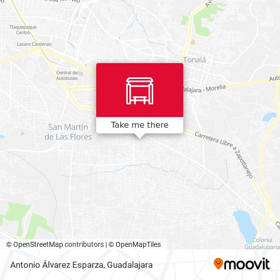 Antonio Álvarez Esparza map