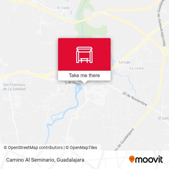 Camino Al Seminario map