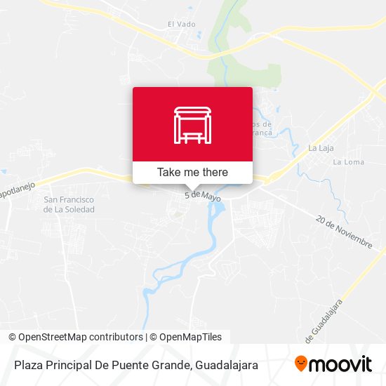 Plaza Principal De Puente Grande map