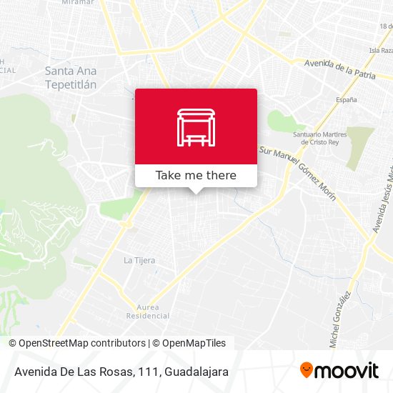 Avenida De Las Rosas, 111 map
