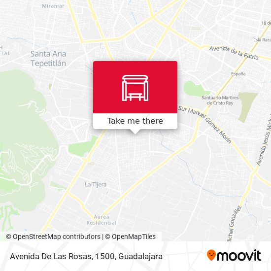 Avenida De Las Rosas, 1500 map